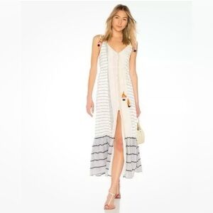 #173 TULAROSA Villa Dress in Calmar Stripe
